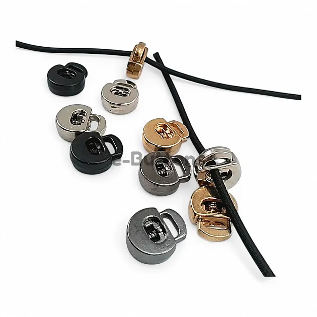 Tek Delikli 6x3 mm Delik Çaplı Metal Stoper Üstten Basmalı D Model - Zamak Stoper E 2131