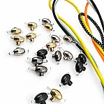Metal Stopper Mini Model 3 mm Hole Diameter Single Hole Top Press - Zamak Stopper E 2221