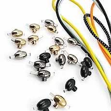 Metal Stopper Mini Model 3 mm Hole Diameter Single Hole Top Press - Zamak Stopper E 2221