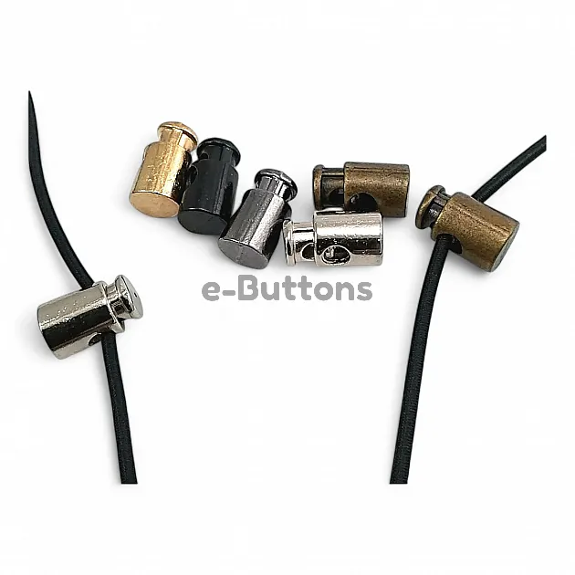 Tek Delikli Metal Stoper Üstten Basmalı Model 4 mm Delik Çaplı - Zamak Stoper E 343