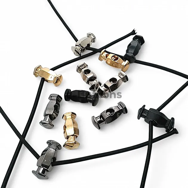 Hexagonal Model Single Hole Metal Stopper 4.5 mm Hole Diameter Top Press - Zamak Stopper E 649