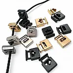 Metal Stopper 8x4 mm Hole Diameter Single Hole Top Press - Rectangular Model - Zamak Stopper E 69