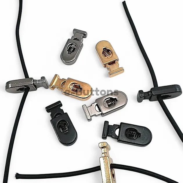Tek Delikli 5,5 mm Delik Çaplı Metal Stoper Üstten Basmalı Zarif Armut Model - Büyük Boy E 696