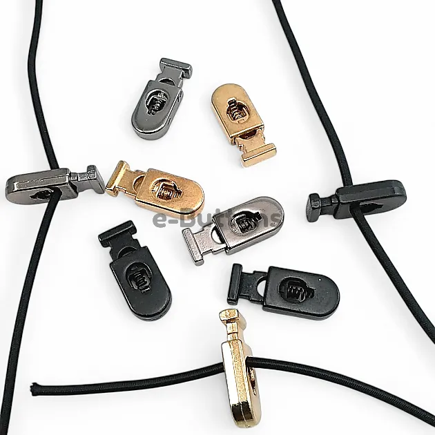 Tek Delikli 5,5 mm Delik Çaplı Metal Stoper Üstten Basmalı Zarif Armut Model - Büyük Boy E 696