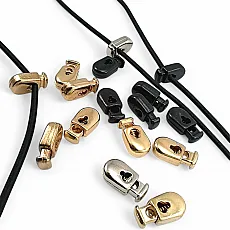 Metal Stopper Hole 4 mm Hole Diameter Top Press Elegant Pear Model - Zinc Alloy Stopper E 827