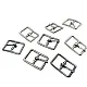 Shoe Buckle - 1.2 cm - 0,47" Metal Buckle E 2262