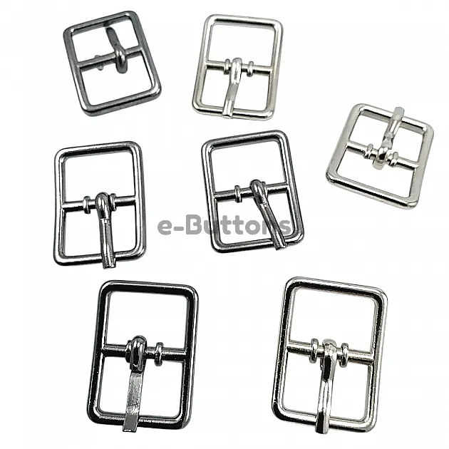Shoe Buckle - 1.2 cm - 0,47" Metal Buckle E 2262