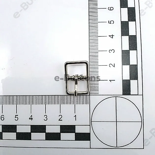 Shoe Buckle - 1.2 cm - 0,47" Metal Buckle E 2262