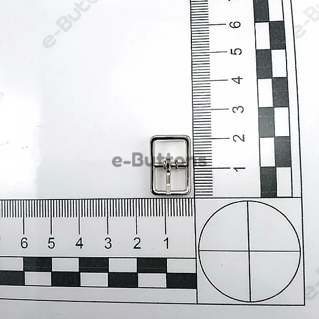 Shoe Buckle - 1 cm - 0,40" Metal Buckle E 2263