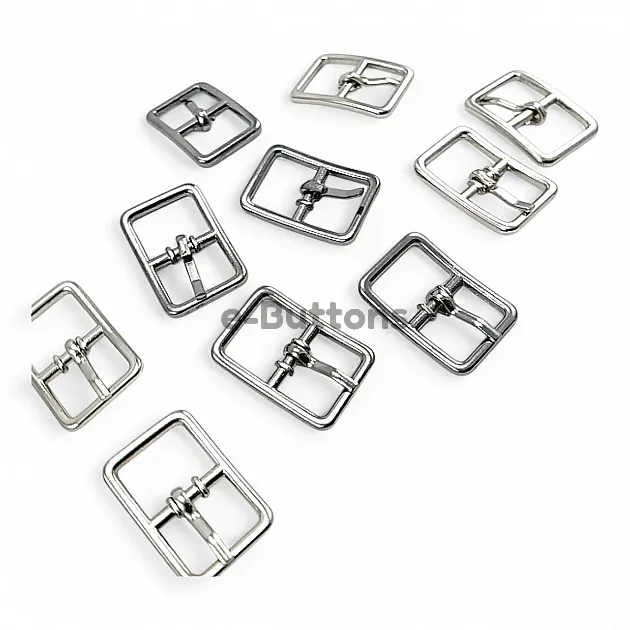 Shoe Buckle - 1 cm - 0,40" Metal Buckle E 2263