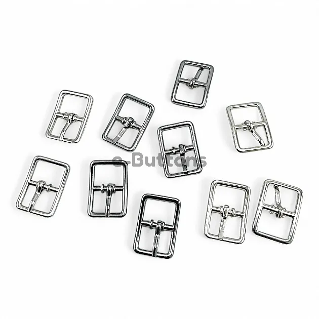 Shoe Buckle - 1 cm - 0,40" Metal Buckle E 2263