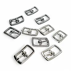 Shoe Buckle - 0,8 cm - 0,31" Metal Buckle E 2264