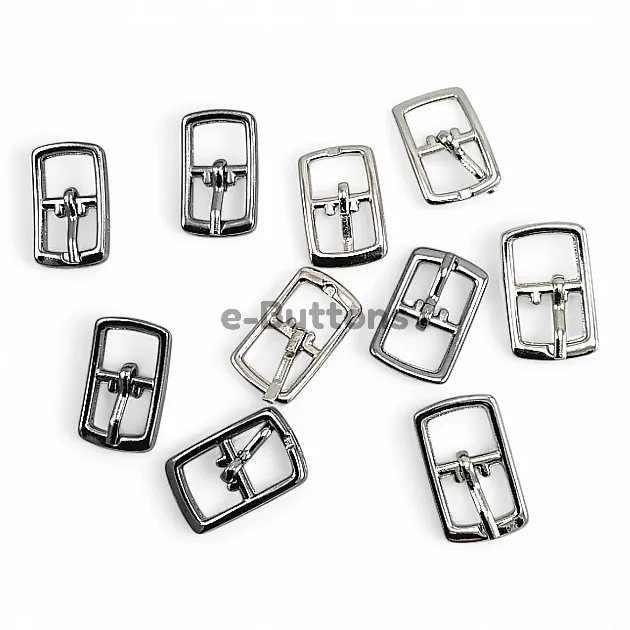 Shoe Buckle - 0,8 cm - 0,31" Metal Buckle E 2264