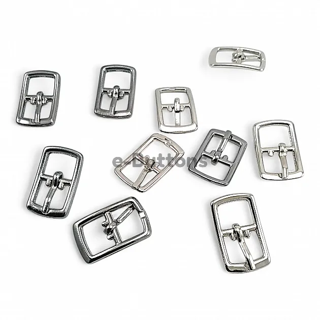 Shoe Buckle - 0,8 cm - 0,31" Metal Buckle E 2264