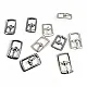 Shoe Buckle - 0,8 cm - 0,31" Metal Buckle E 2264