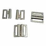 Snap Buckle 1 cm - 0,40" Underwear and Swimsuit Buckle Metal Buckle E 1945