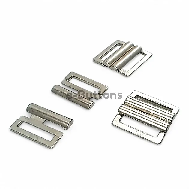 Snap Buckle 1 cm - 0,40" Underwear and Swimsuit Buckle Metal Buckle E 1945