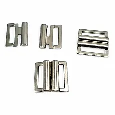 Snap Buckle 1 cm - 0,40" Underwear and Swimsuit Buckle Metal Buckle E 1945