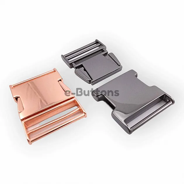 3 cm Bandolier Buckle Snap Clasp Metal Zamak E 2249