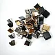 Cord End Pinch 8.8 mm x 8.1 mm - Brass Closed Edge Pinch Cord End DGK0008K