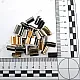 Pirinç Bağucu Kıstırma 14 mm x 7 mm - Açık Kenarlı Kıstırma Bağ Ucu DGK0015