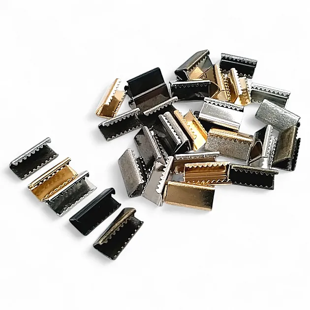 Pirinç Bağucu Kıstırma 14 mm x 7 mm - Açık Kenarlı Kıstırma Bağ Ucu DGK0015