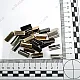 Pinch Cord End 20 mm x 7.6 mm - Open Edge Pinch Cord End Brass DGK0020