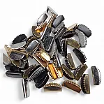 Kıstırma Bağucu 20 mm x 7.6  mm - Kapalı Kenarlı Kıstırma Bağ Ucu Pirinç DGK0020SK