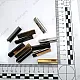 Pinch Cord End 30 mm x 8.4 mm - Open Edge Pinch Cord End Brass DGK0030