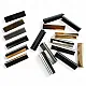 Cord End Pinch 40 mm x 10 mm - Brass Open Edge Pinch Cord End DGK0040