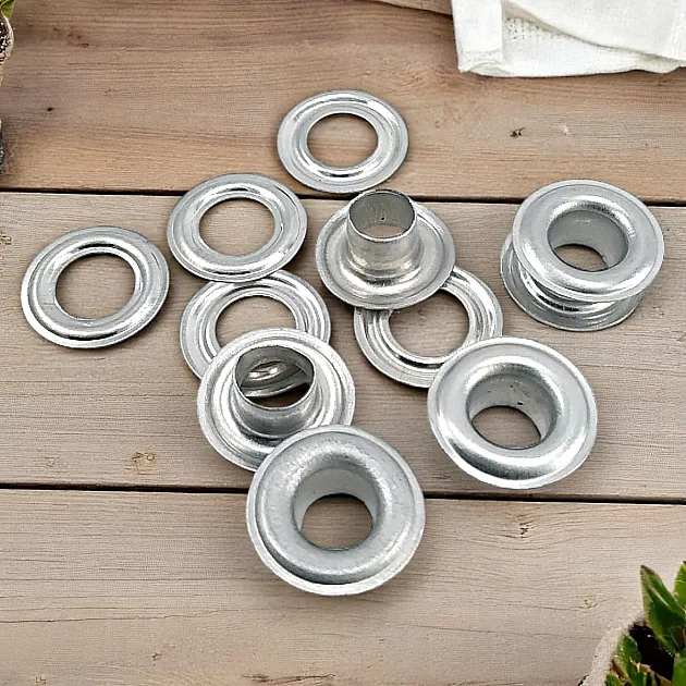 Aluminium Eyelet 24 No - 9 mm 0.35" DT00024