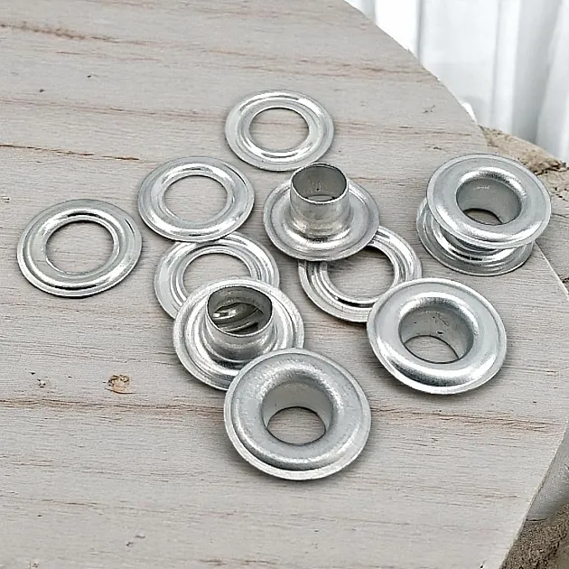 Aluminium Eyelet 24 No - 9 mm 0.35" DT00024