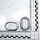 Oval Eyelet Galvanized 42 mm x 23 mm Inner Diameter DT00066VL