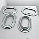 Oval Eyelet Galvanized 42 mm x 23 mm Inner Diameter DT00066VL