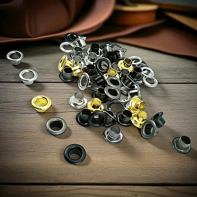 3/16" Brass 4,8 mm Double Sided Eyelet (500 Pcs/Pack) ERB0003PRC