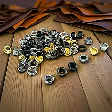 3/16" Brass 4,7 mm Curved Eyelet (500 Pcs/Pack) ERB0002PR