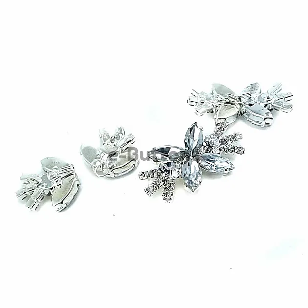 60 mm Butterfly Design Metal Clip Clasp BRS0046 60 mm Butterfly Design Metal Clip Clasp BRS0046