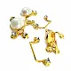 60 mm Stone Gold Color Clip Clasp BRS0047 60 mm Stone Gold Color Clip Clasp BRS0047