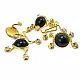 60 mm Stone Gold Color Clip Clasp BRS0047 60 mm Stone Gold Color Clip Clasp BRS0047