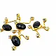 60 mm Black Stone Gold Color Agraf Buckle BRS0048 60 mm Black Stone Gold Color Agraf Buckle BRS0048