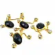 60 mm Black Stone Gold Color Agraf Buckle BRS0048 60 mm Black Stone Gold Color Agraf Buckle BRS0048