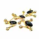 60 mm Black Stone Gold Color Agraf Buckle BRS0048 60 mm Black Stone Gold Color Agraf Buckle BRS0048