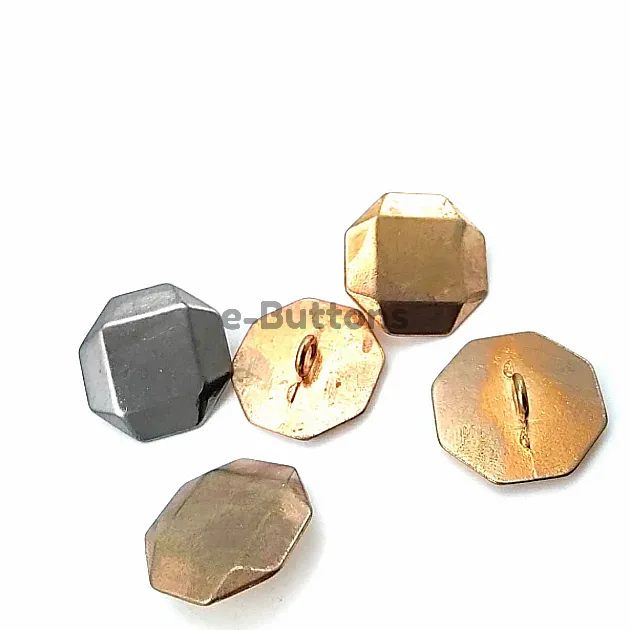 21 mm - 34 Boy Ayaklı Düğme Sekizgen Tasarım D 0001