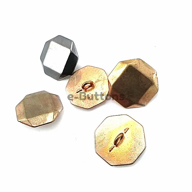21 mm - 34 Boy Ayaklı Düğme Sekizgen Tasarım D 0001