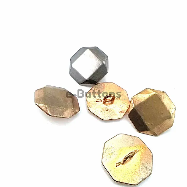 21 mm - 34 Boy Ayaklı Düğme Sekizgen Tasarım D 0001