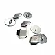 17 mm - 27 Size Shank Button Octagonal Shape D 0002