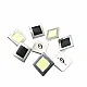 Square Enamel Footed Button 13 mm - 21 Size D 0012K