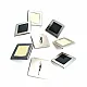 Square Enamel Footed Button 13 mm - 21 Size D 0012K