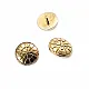 Patterned Metal Foot Button 16 mm - 26 Length (250 pcs / package) D 0023