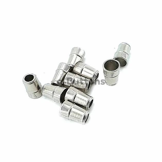 Metal Cord End length 9 mm entry 7 mm B0001